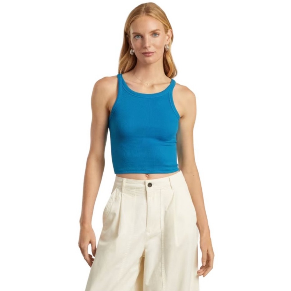 Everlane The Pima Micro-Rib Short Tank